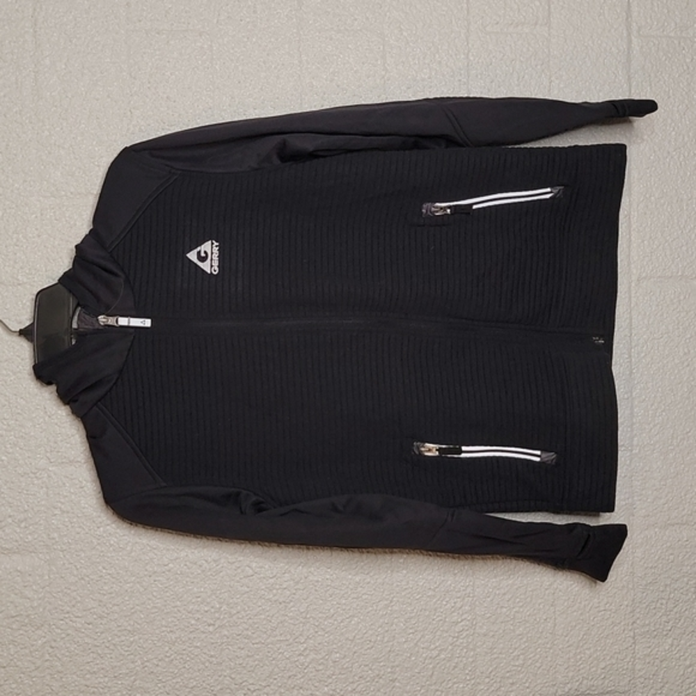 GERRY Black Full-Zip Hoodie Large 14/16โ